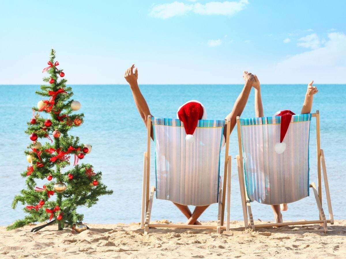 Beach Christmas tree