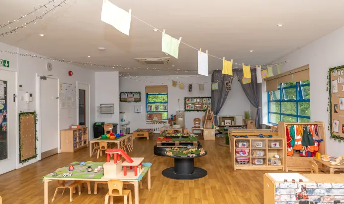 Indoor interactive area at Kiddi Caru Day Nursery Preschool Torquay