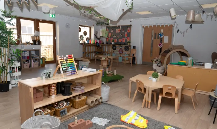 Indoor play area at Kiddi Caru Day Nursery Preschool Walnut Tree Milton Keynes