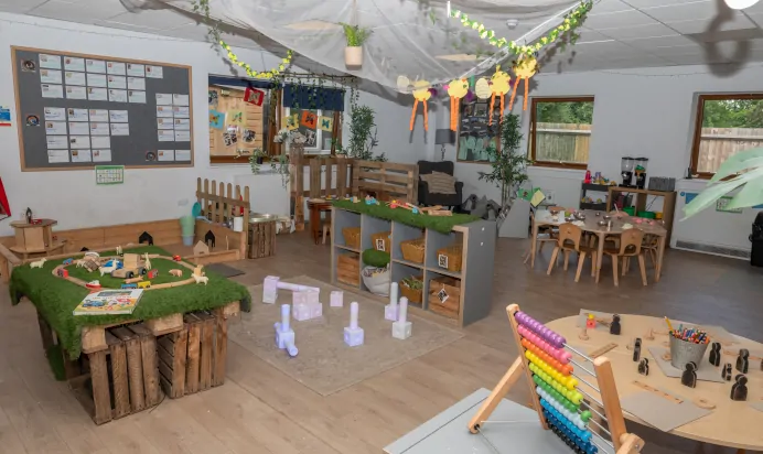 Indoor space at Kiddi Caru Day Nursery Preschool Walnut Tree Milton Keynes