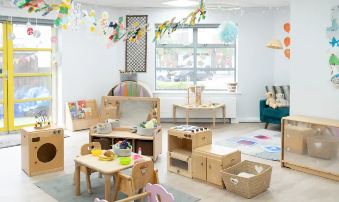 Large interactive space at The Kiddi Caru Day Nursery Preschool Basingstoke