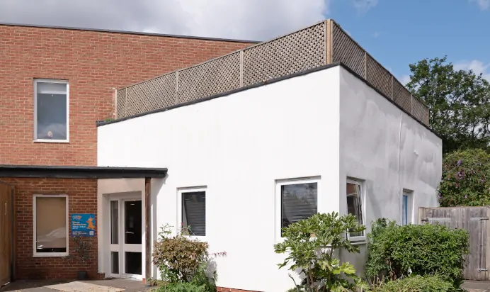 Outside view at The Kiddi Caru Day Nursery Preschool Redhill