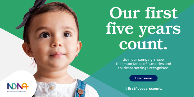 Grandir UK supports NDNA’s ‘First Five Years Count’ Campaign