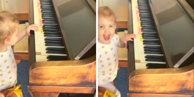 Kiddi Caru Solent Whiteley Enjoy Their New Piano