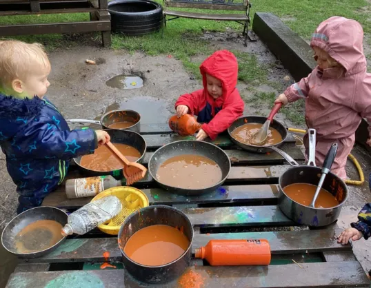 Mud Kitchen at DayDream Woking