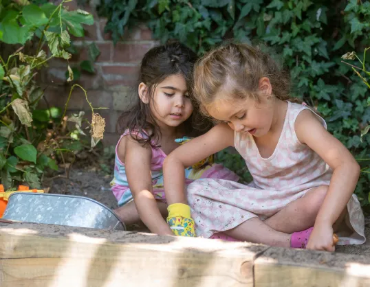 Children playing at our nursery