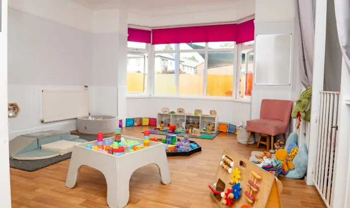 Interactive indoor space at Radcliffe On Trent Day Nursery Preschool