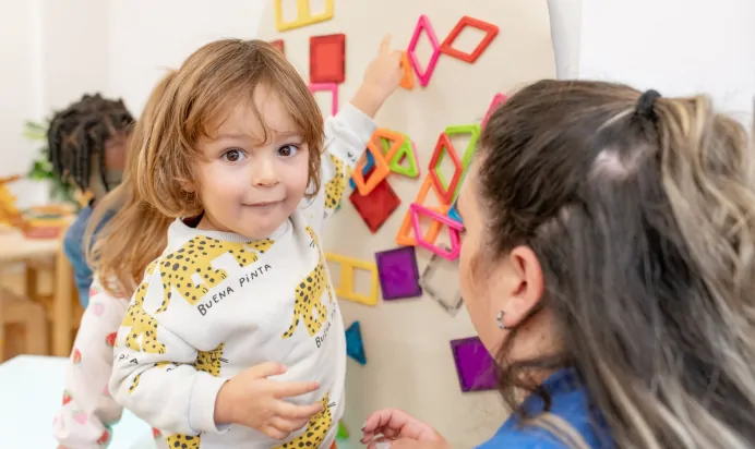 Child smiling at The Wandsworth Day Nursery Preschool London