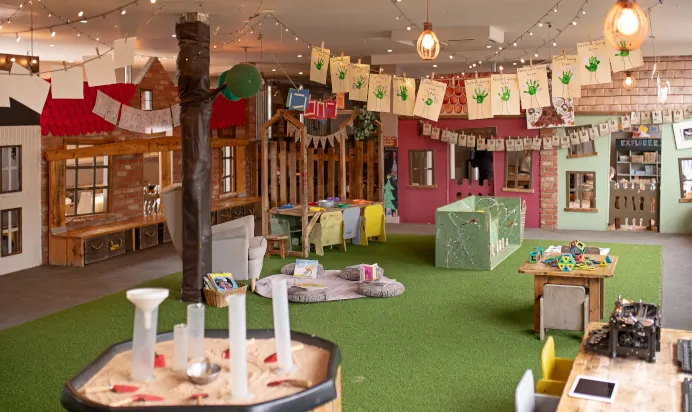 Indoor play area at The Chiswick House Day Nursery Preschool London