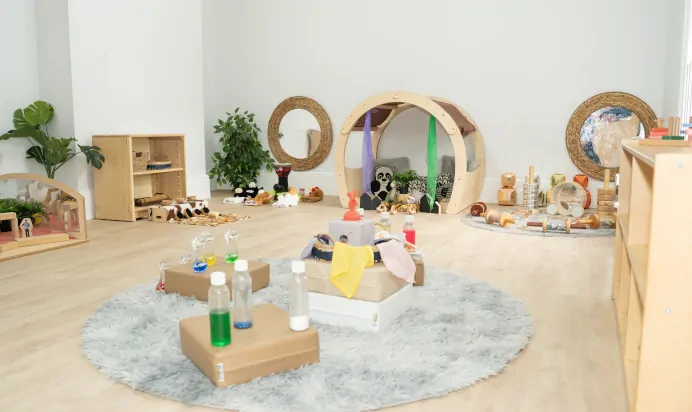 Interactive space at The Chingford Forest Day Nursery Preschool London