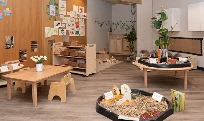 Interactive space at The Islington Square Day Nursery Preschool London