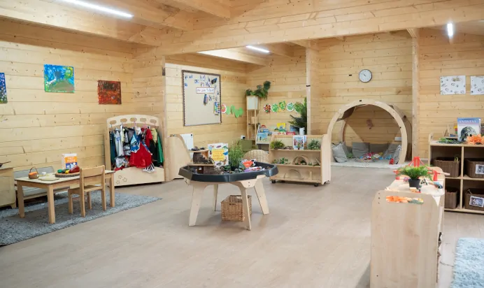 Large interactive space at The Chingford Forest Day Nursery Preschool London