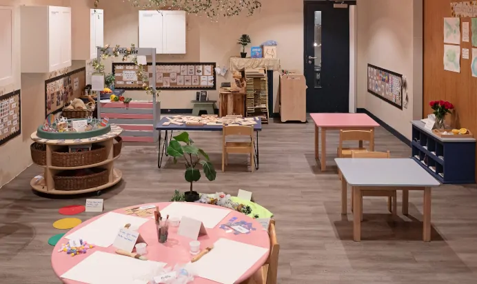 Large interactive space at The Islington Square Day Nursery Preschool London