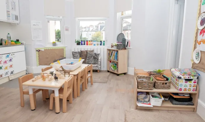 Large interactive space at The Penge East Day Nursery Preschool London