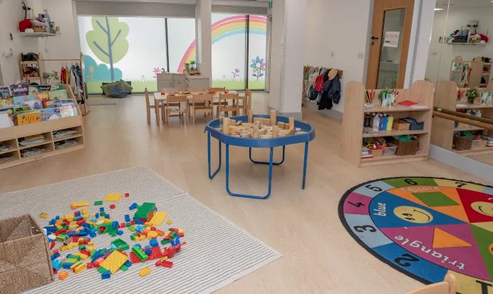 Large interactive space at The Wandsworth Day Nursery Preschool London