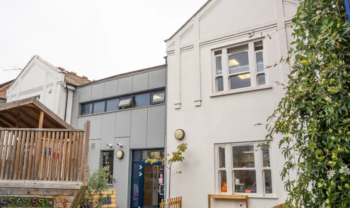 Outside view at The Winchmore Hill Day Nursery London