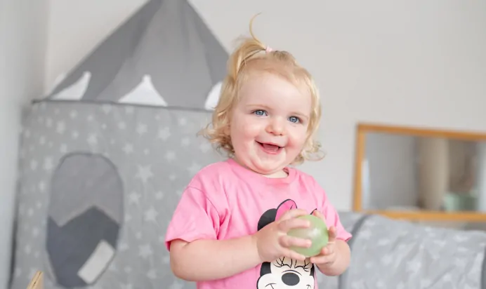 Child laughing at The College Town Montessori Nursery Preschool Sandhurst
