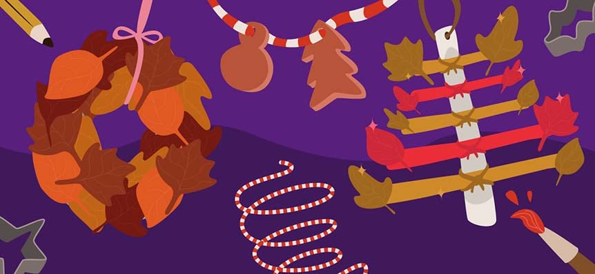 Fun Natural Winter Crafts for Young Children | Kiddi Caru