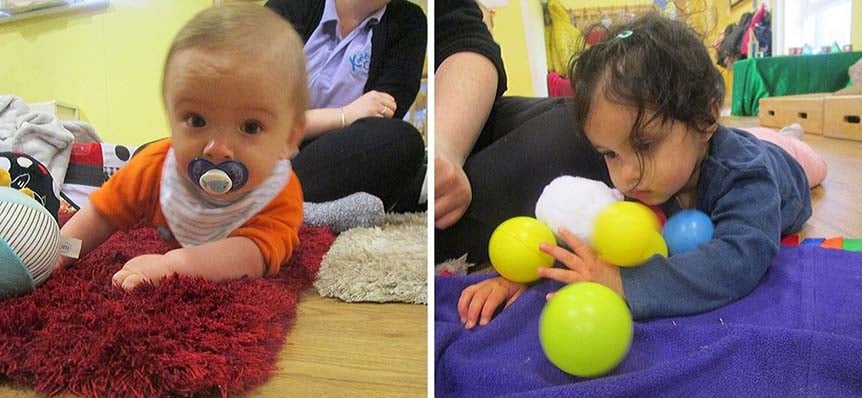 Kiddi Caru Colchester Babies Enjoy Tummy Time