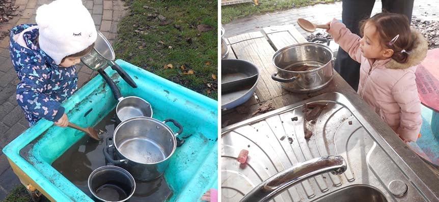 Kiddi Caru Grange Park Mud Kitchen