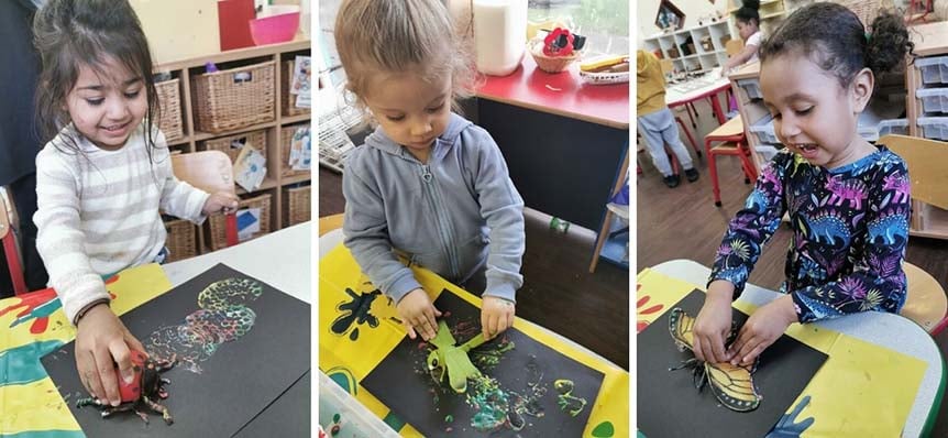 Kiddi Caru Hounslow Bug Printing