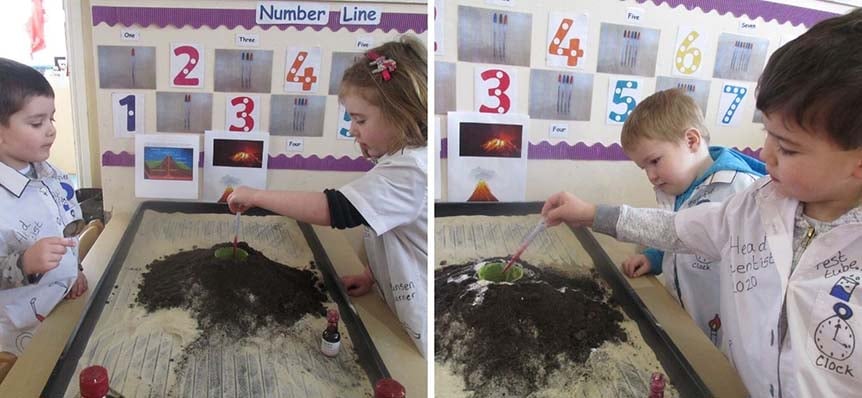 Kiddi Caru Leighton Buzzard Create Volcanoes