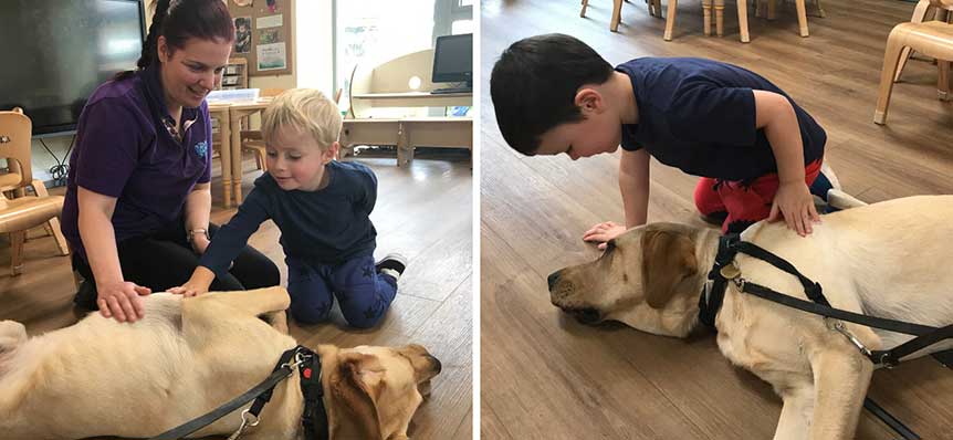 Kiddi Caru Matford Guide Dog Visit