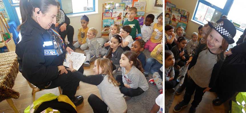 Kiddi Caru Peterborough Police Visit