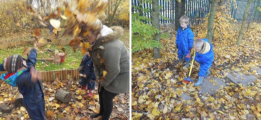 Kiddi Caru Writtle Falling Leaves