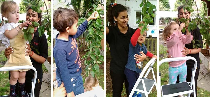 Little Acorns Go Apple Picking