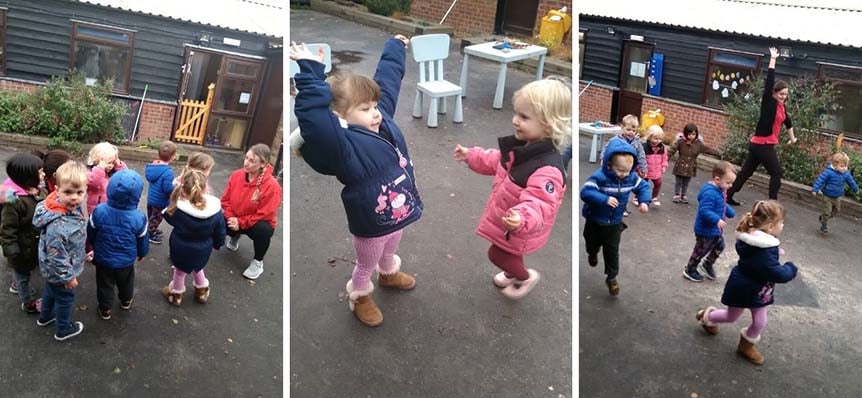 Silks Farm Nursery Winter Sports Day
