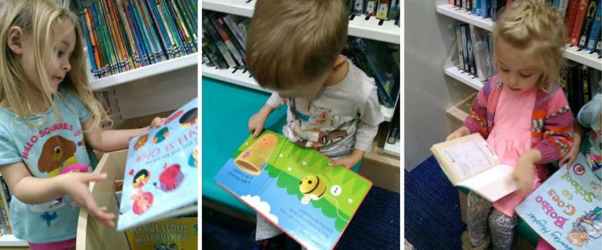 The Laurels Visit The Book Bus