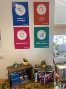 Grandir UK's bespoke educational programmes posters to help Early Years development. 