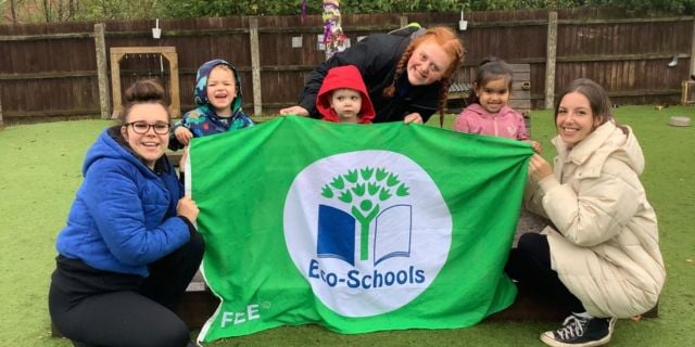 Kiddi Caru Day Nursery takes first steps to being an Eco-Schools nursery in Wellingborough!