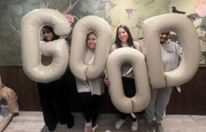 The Kensington Place Day Nursery & Preschool Nursery Team celebrating their Good Ofsted rating.